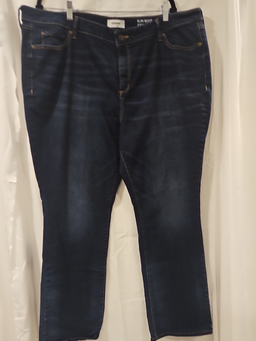Sonoma Women's Dark Blue Flare Jeans